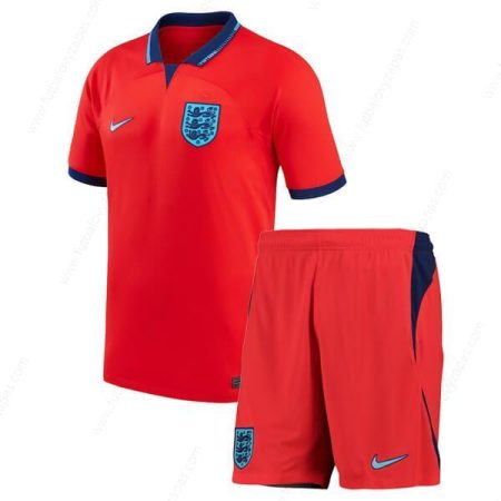 Futbalové tričko Anglicko Vonkajšia Detská futbalová súprava 2022