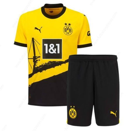 Futbalové tričko Borussia Dortmund Domáca Detská futbalová súprava 23/24