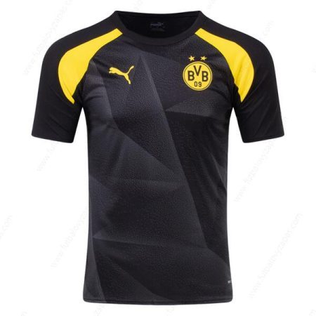 Futbalové tričko Borussia Dortmund Pre Match Futbalové košele – Čierna
