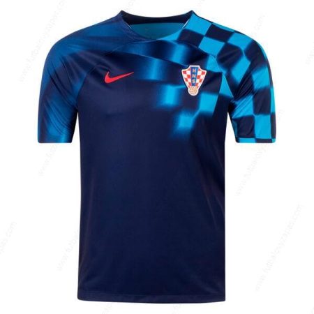 Futbalové tričko Chorvátsko Vonkajšia Futbalové košele 2022