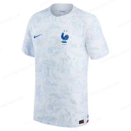 Futbalové tričko Francúzsko Vonkajšia Verzia pre hráča Futbalové košele 2022