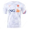 Futbalové tričko Holandsko Pre Match Training Futbalové košele – Biela