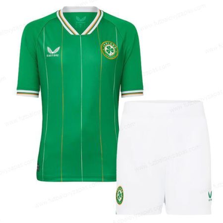 Futbalové tričko Írsko Domáca Detská futbalová súprava 2023