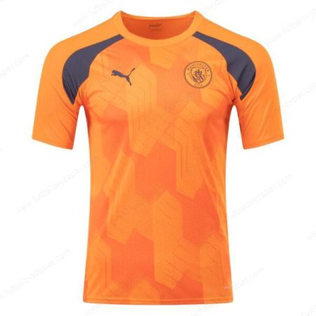 Futbalové tričko Manchester City Pre Match Training Futbalové košele – Oranžová