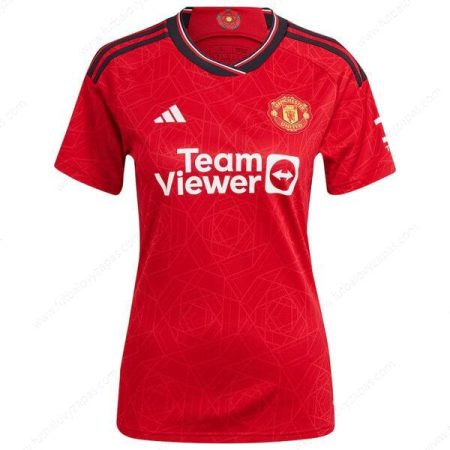 Futbalové tričko Manchester United Domáca Dámske Futbalové košele 23/24