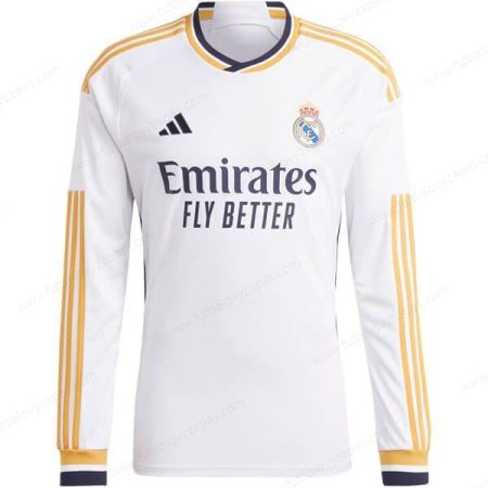 Futbalové tričko Real Madrid Domáca Long Sleeve Futbalové košele 23/24