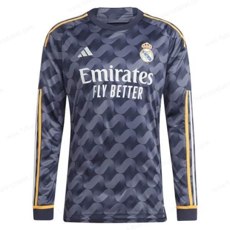 Futbalové tričko Real Madrid Vonkajšia Long Sleeve Futbalové košele 23/24