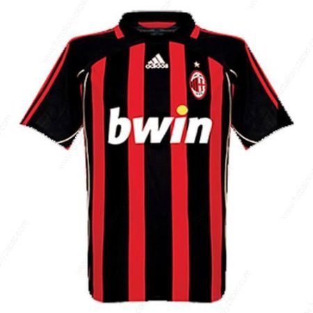 Futbalové tričko Retro AC Milan Domáca Futbalové košele 06/07