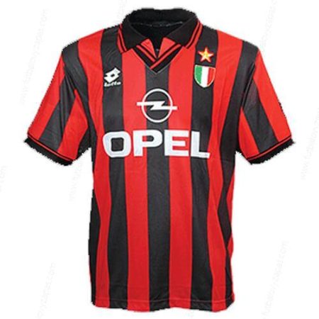 Futbalové tričko Retro AC Milan Domáca Futbalové košele 96/97