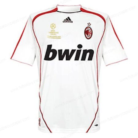 Futbalové tričko Retro AC Milan Vonkajšia Futbalové košele 06/07