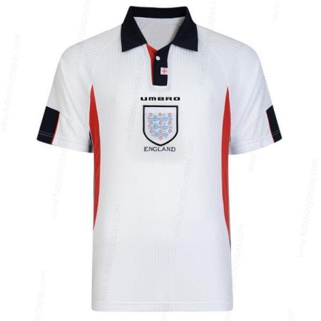 Futbalové tričko Retro Anglicko Domáca Futbalové košele 1998