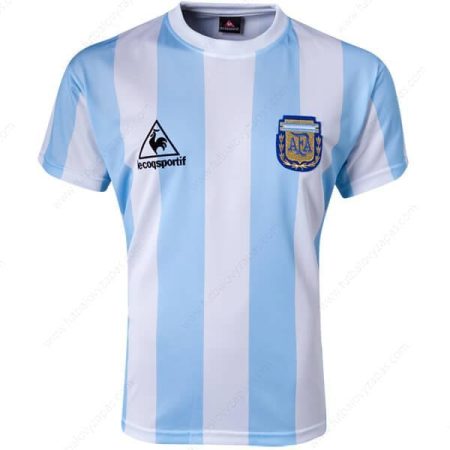 Futbalové tričko Retro Argentína Domáca Futbalové košele 1986