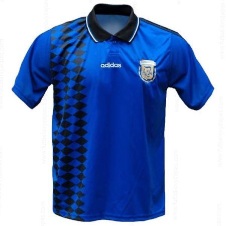 Futbalové tričko Retro Argentína Vonkajšia Futbalové košele 1994