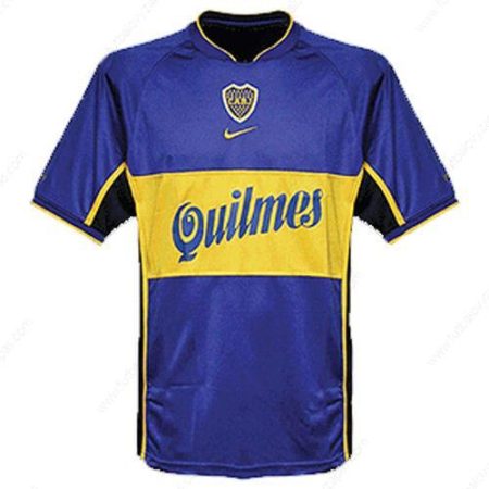 Futbalové tričko Retro Boca Juniors Domáca Futbalové košele 01/02