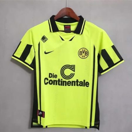 Futbalové tričko Retro Borussia Dortmund Domáca Futbalové košele 1996