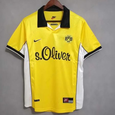 Futbalové tričko Retro Borussia Dortmund Domáca Futbalové košele 1998
