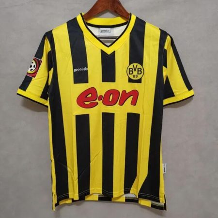 Futbalové tričko Retro Borussia Dortmund Domáca Futbalové košele 2000