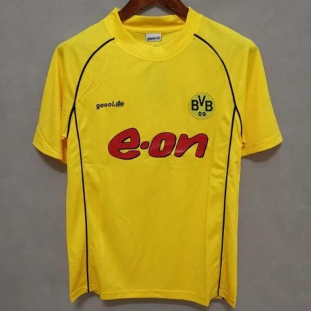 Futbalové tričko Retro Borussia Dortmund Domáca Futbalové košele 2002
