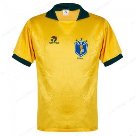Futbalové tričko Retro Brazília Domáca Futbalové košele 1988