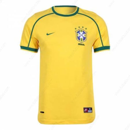 Futbalové tričko Retro Brazília Domáca Futbalové košele 1998