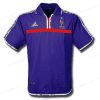 Futbalové tričko Retro Francúzsko Domáca Futbalové košele 2000