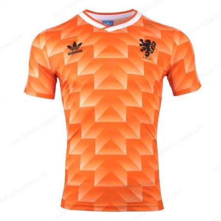 Futbalové tričko Retro Holandsko Domáca Futbalové košele 1988