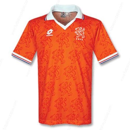 Futbalové tričko Retro Holandsko Domáca Futbalové košele 1996
