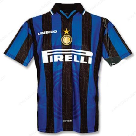 Futbalové tričko Retro Inter Milan Domáca Futbalové košele 97/98