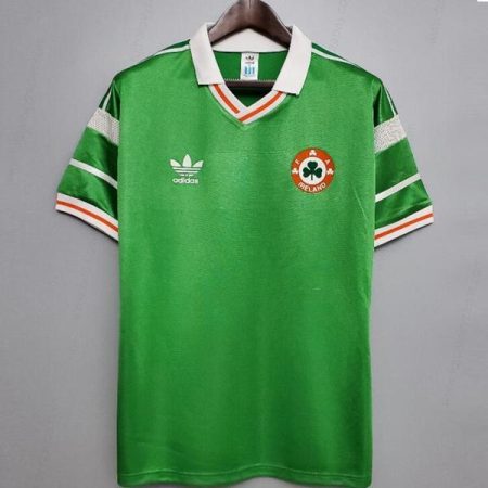Futbalové tričko Retro Írsko Domáca Futbalové košele 1988