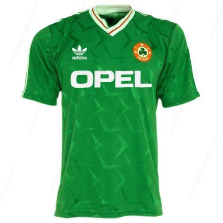 Futbalové tričko Retro Írsko Domáca Futbalové košele 1990