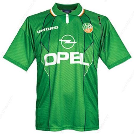 Futbalové tričko Retro Írsko Domáca Futbalové košele 95/96