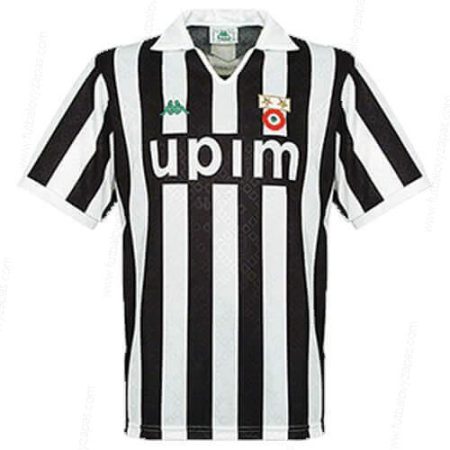 Futbalové tričko Retro Juventus Domáca Futbalové košele 1990/91