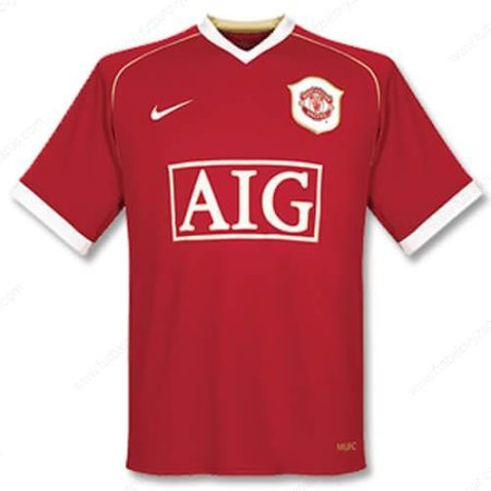 Futbalové tričko Retro Manchester United Domáca Futbalové košele 06/07