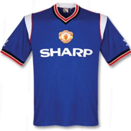 Futbalové tričko Retro Manchester United Vonkajšia Futbalové košele 85/86