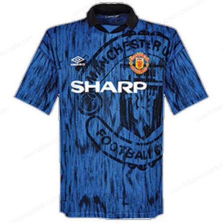 Futbalové tričko Retro Manchester United Vonkajšia Futbalové košele 92/93