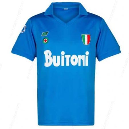 Futbalové tričko Retro Napoli Domáca Futbalové košele 1987/88