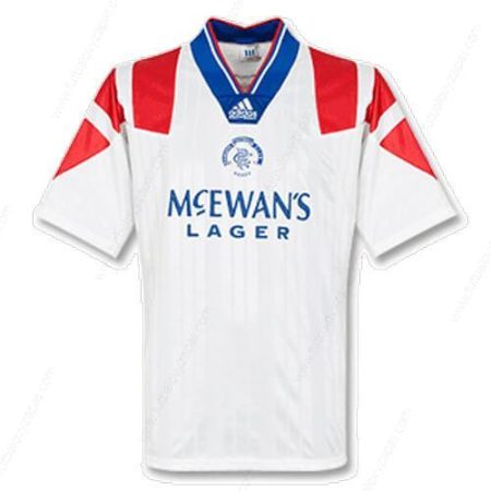Futbalové tričko Retro Rangers Vonkajšia Futbalové košele 92/93