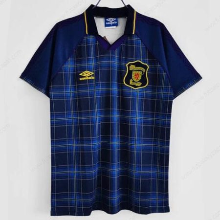 Futbalové tričko Retro Škótsko Domáca Futbalové košele 94/96