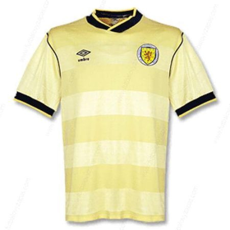 Futbalové tričko Retro Škótsko Vonkajšia Futbalové košele 86