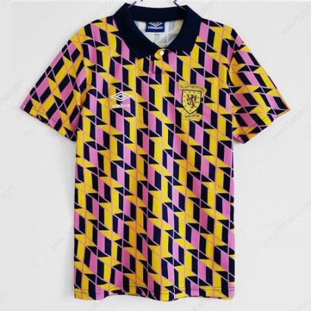 Futbalové tričko Retro Škótsko Vonkajšia Futbalové košele 90