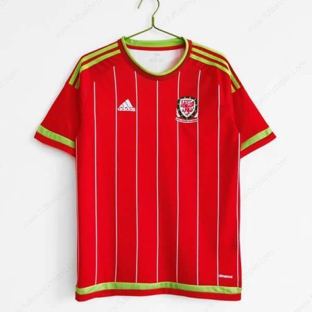 Futbalové tričko Retro Wales Domáca Futbalové košele 2015