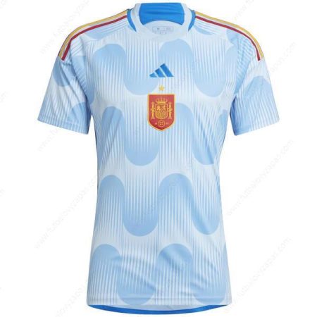 Futbalové tričko Španielsko Vonkajšia Verzia pre hráča Futbalové košele 2022