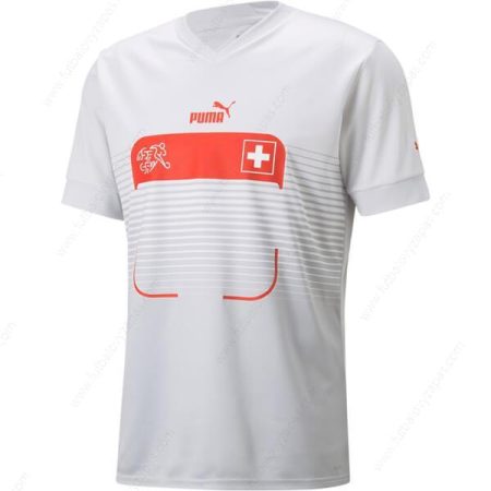 Futbalové tričko Švajčiarsko Vonkajšia Futbalové košele 2022