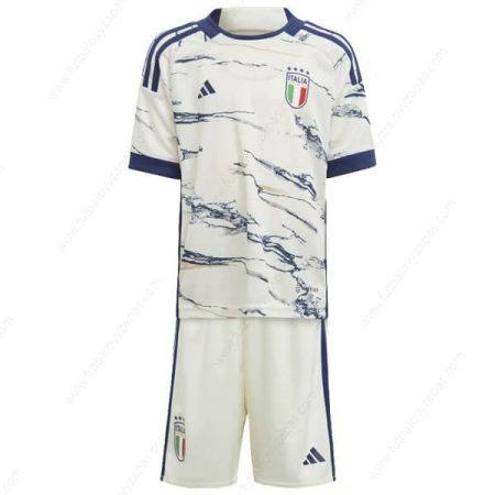 Futbalové tričko Taliansko Vonkajšia Detská futbalová súprava 2023