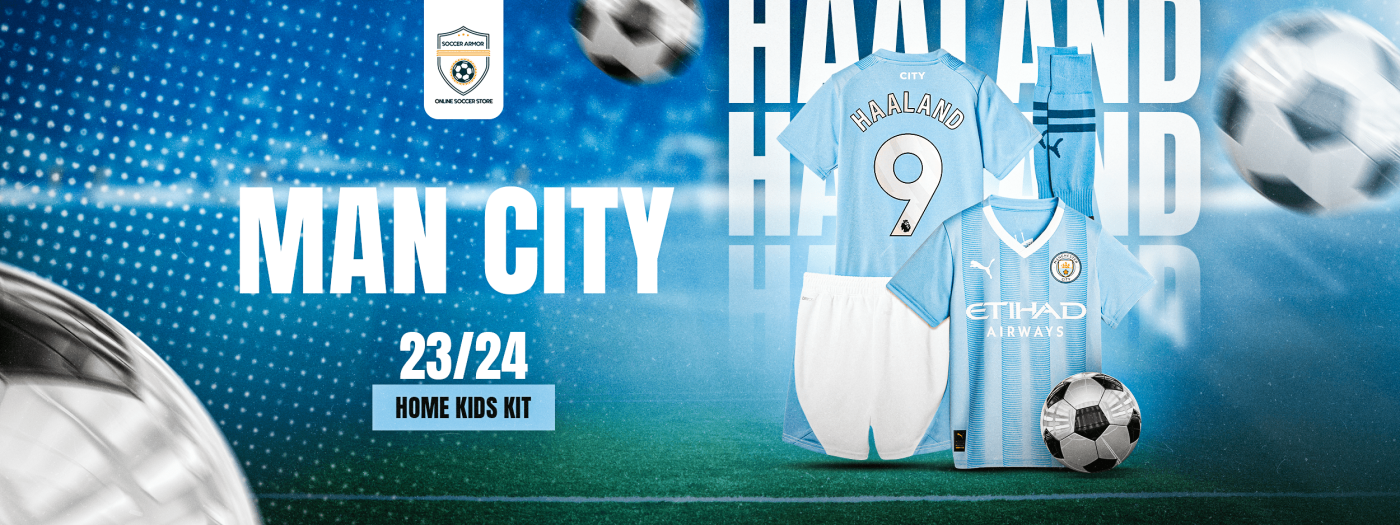 Haaland kids kit Web banner