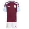 Futbalové tričko Aston Villa Domáca Detská futbalová súprava 24/25